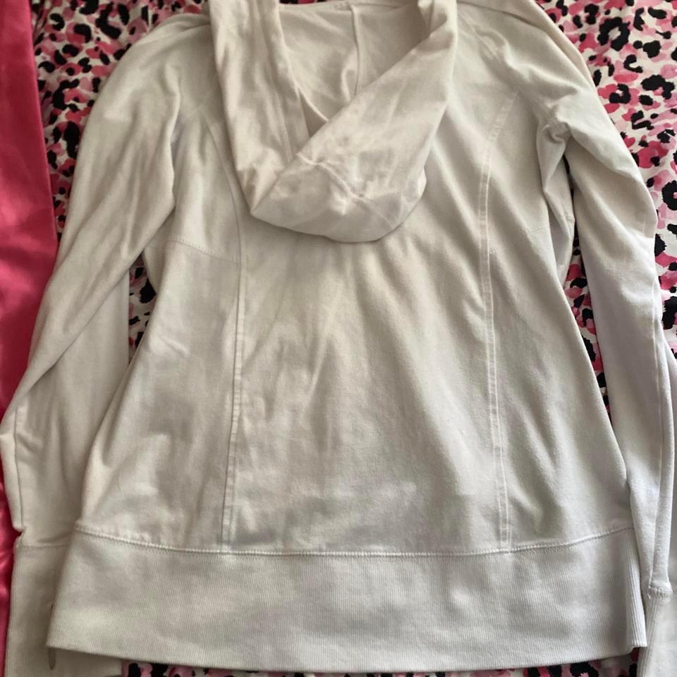 White Zip Up With Hood D7bf 4