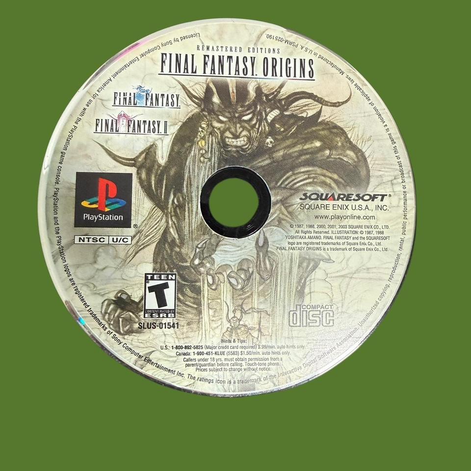 Final Fantasy Origins Ps1 Cd