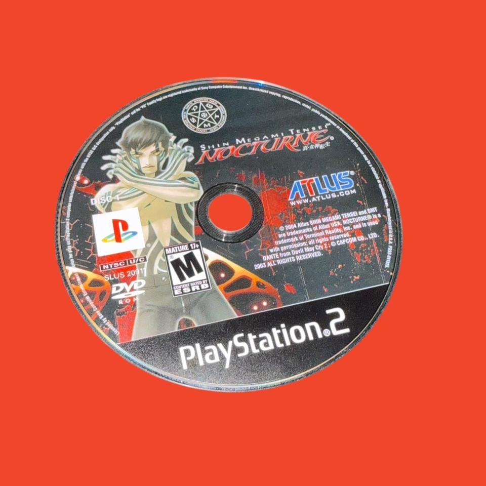 Nocturne Ps2 Game Disc Only