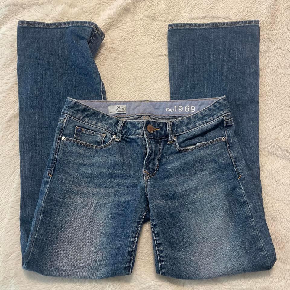 Gap Blue Bootcut Jeans With F6a0