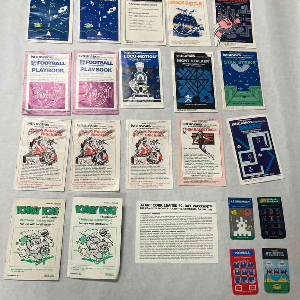 Mostly Intellivision Game Lot 6
