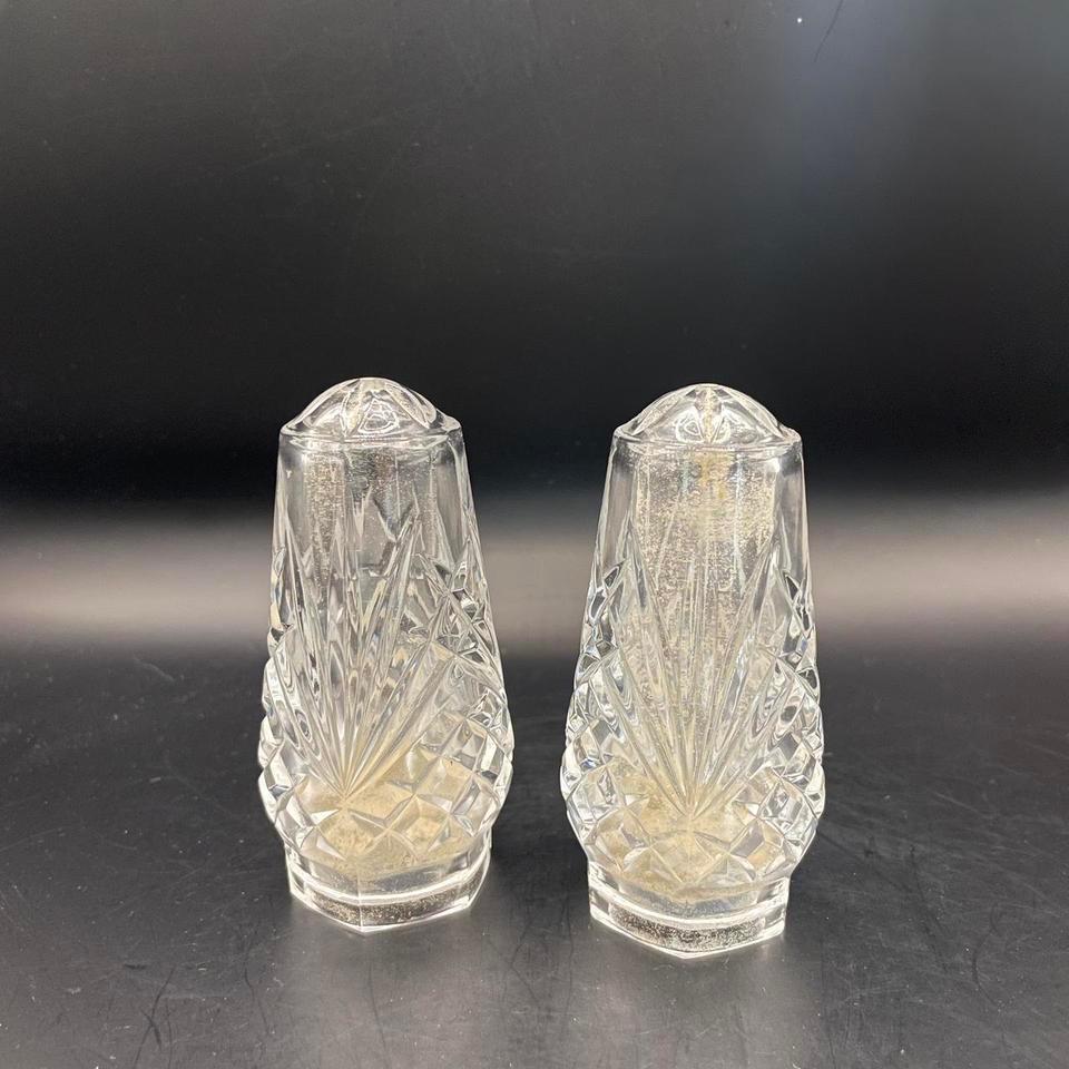 Vintage Crystal Salt And Pepper F5f6 3