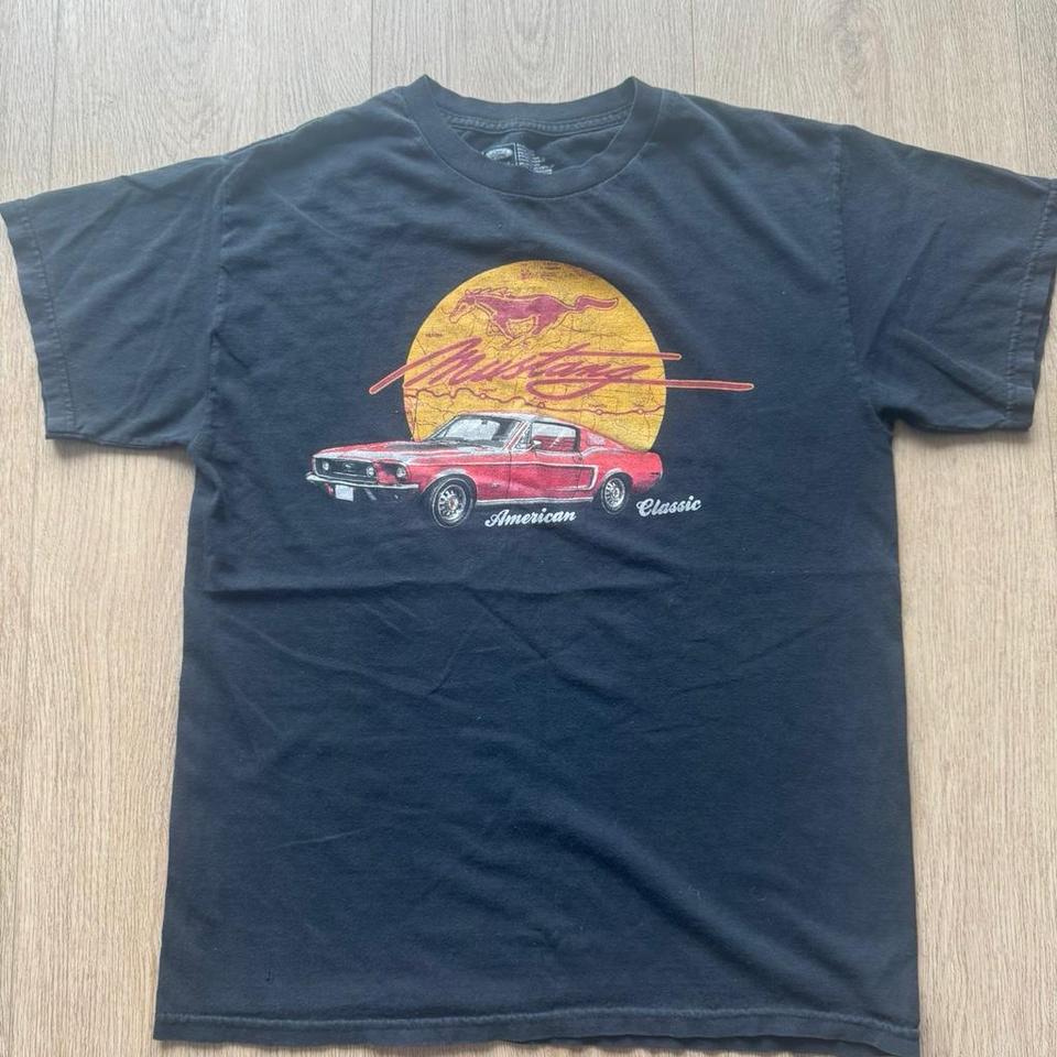 Mustang Vintage Tee In Black Bdb8
