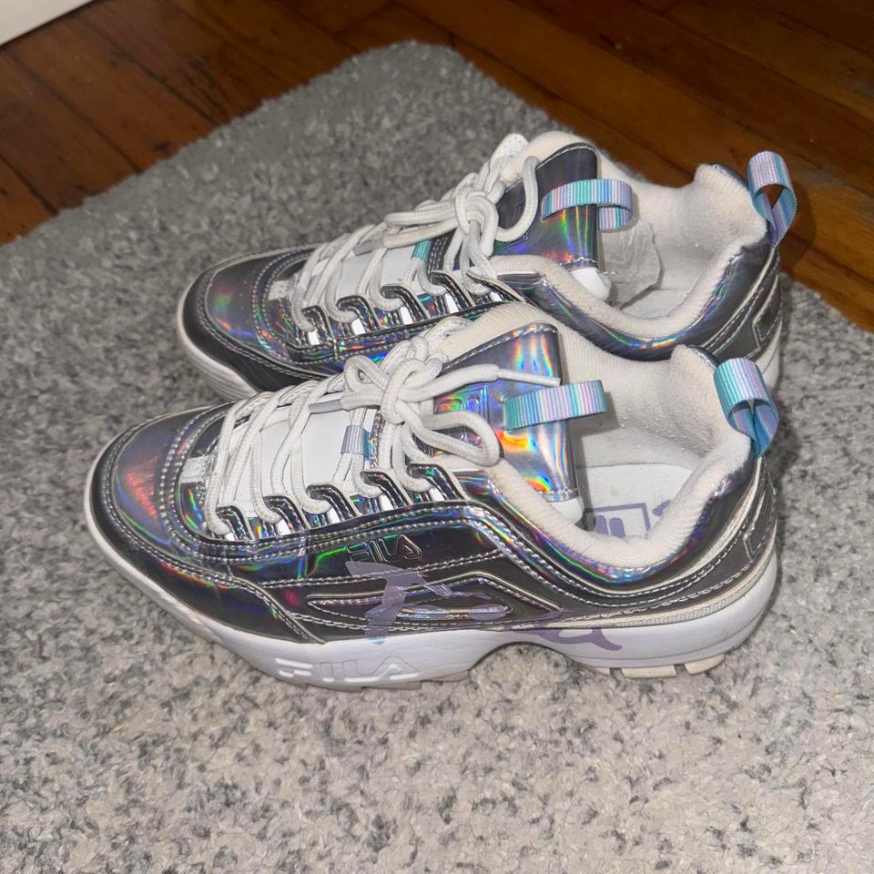Fila Holographic Sneakers Worn Twice Ca3f
