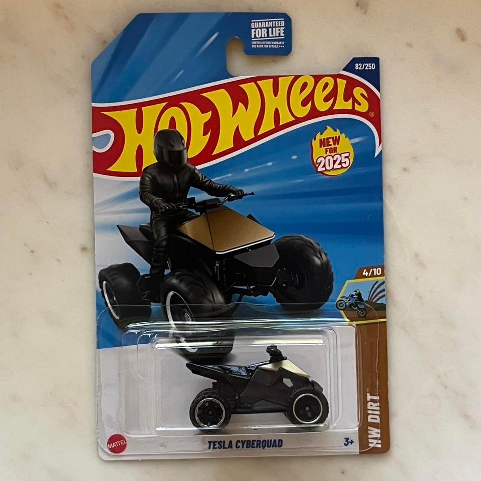 Hot Wheels 2025 Tesla Cyberquad