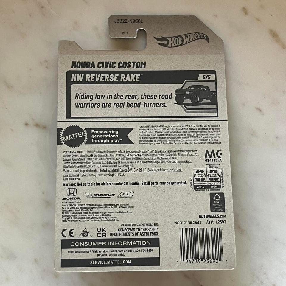 Hot Wheels Honda Civic Custom 2