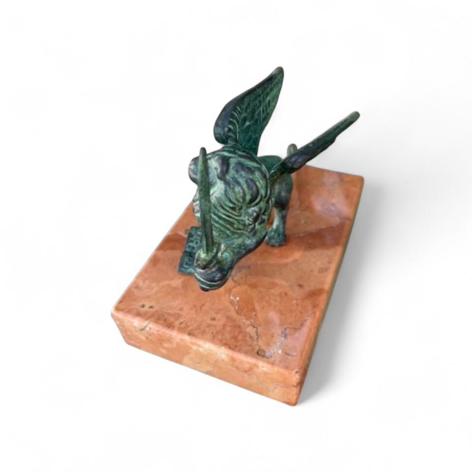 Antique Vintage Winged Lion Of D1fe 4