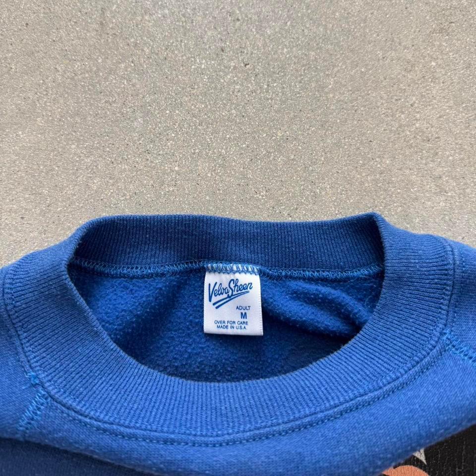 Vintage 80s Blue Disney Raglan 673a 7