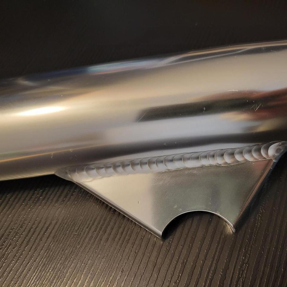 Polished Aluminum Weld On Fishing Rod Ffe9 6