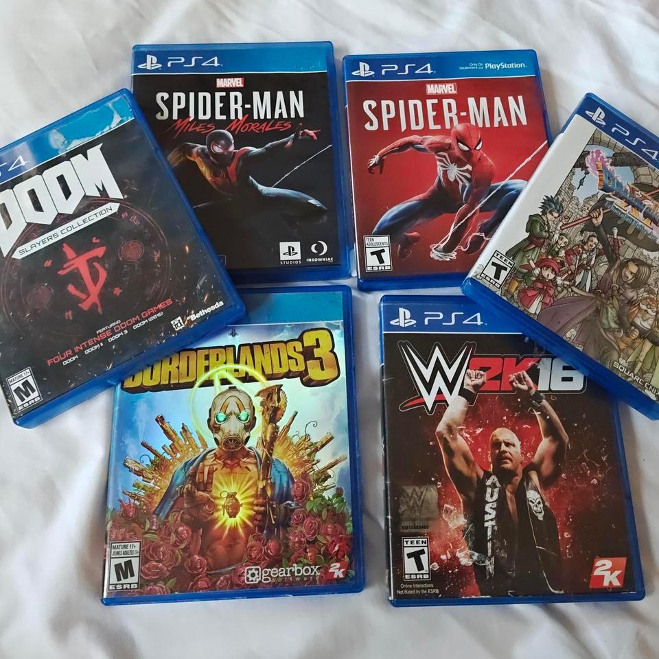 Ps4 Games Bundle Spider Man Doom F130