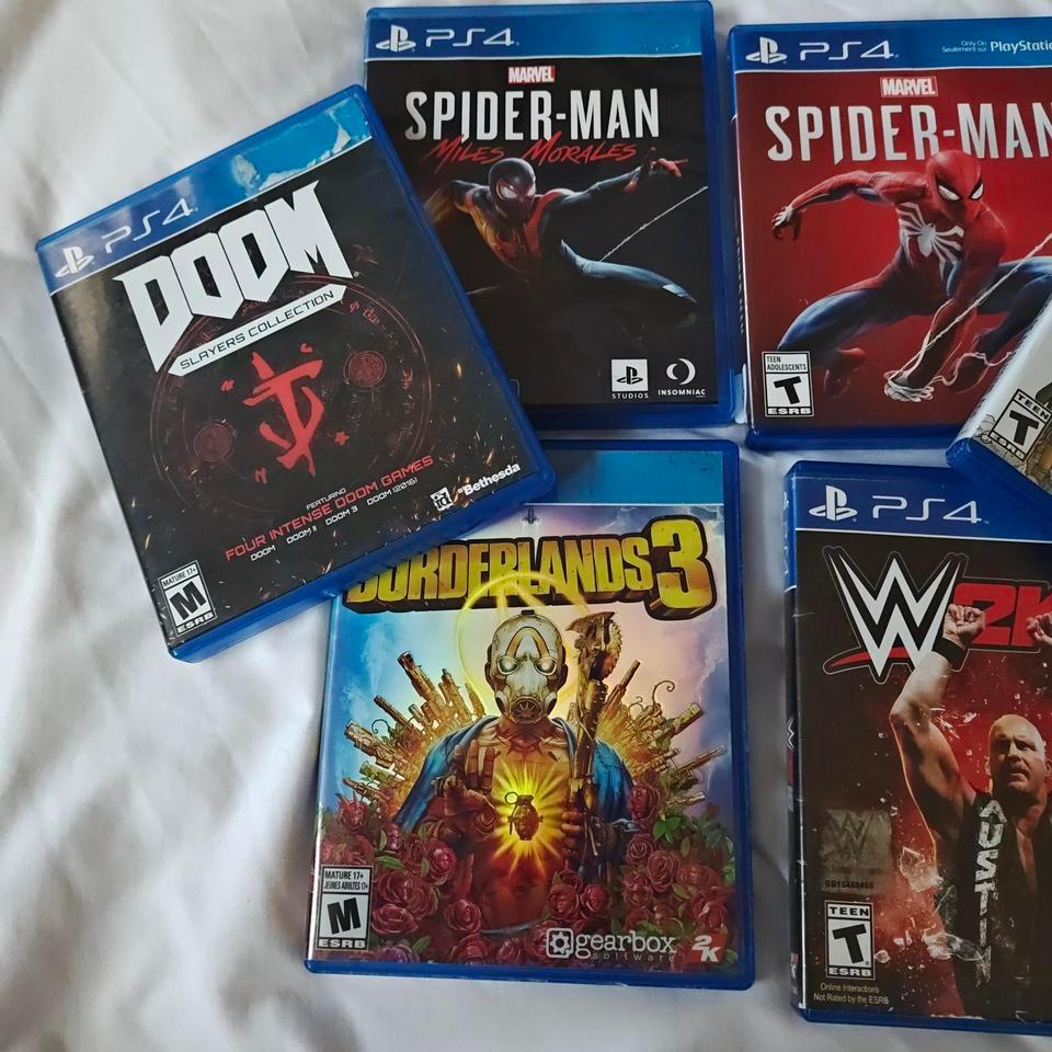 Ps4 Games Bundle Spider Man Doom F130 2