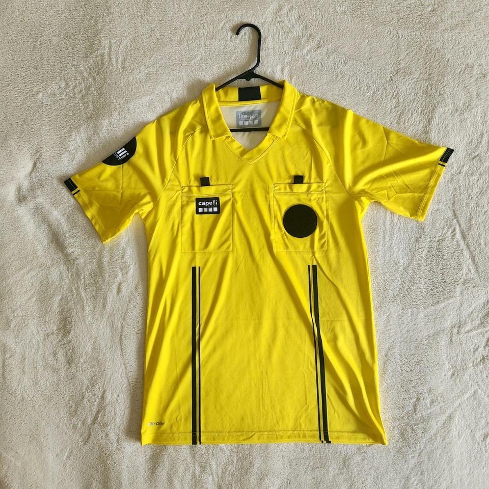 Yellow Capelli Soccer Referee Shirt F864