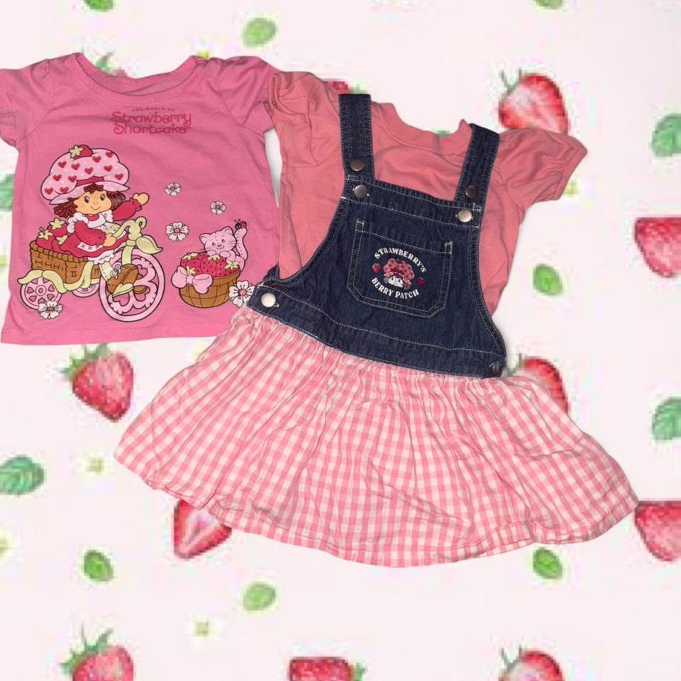 Strawberry Shortcake Overalls And Shirt Ebde