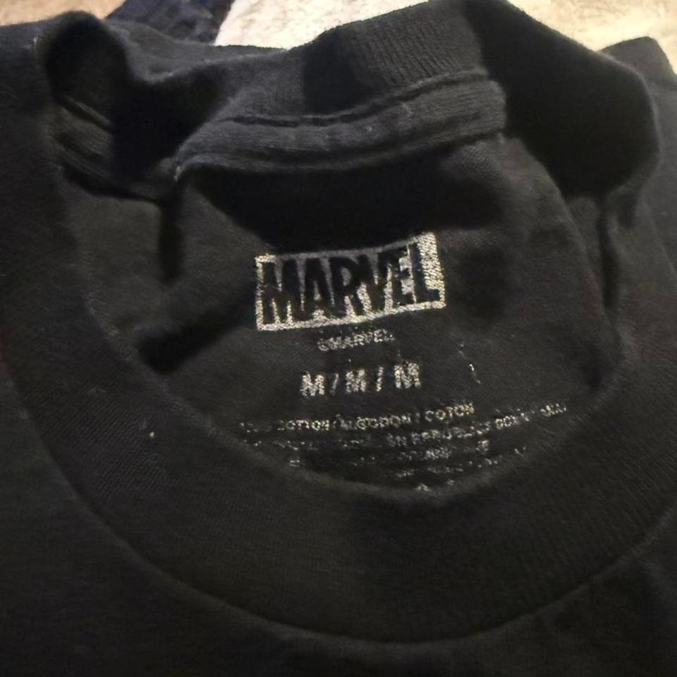 Black Spider Man Tee Size E885 5