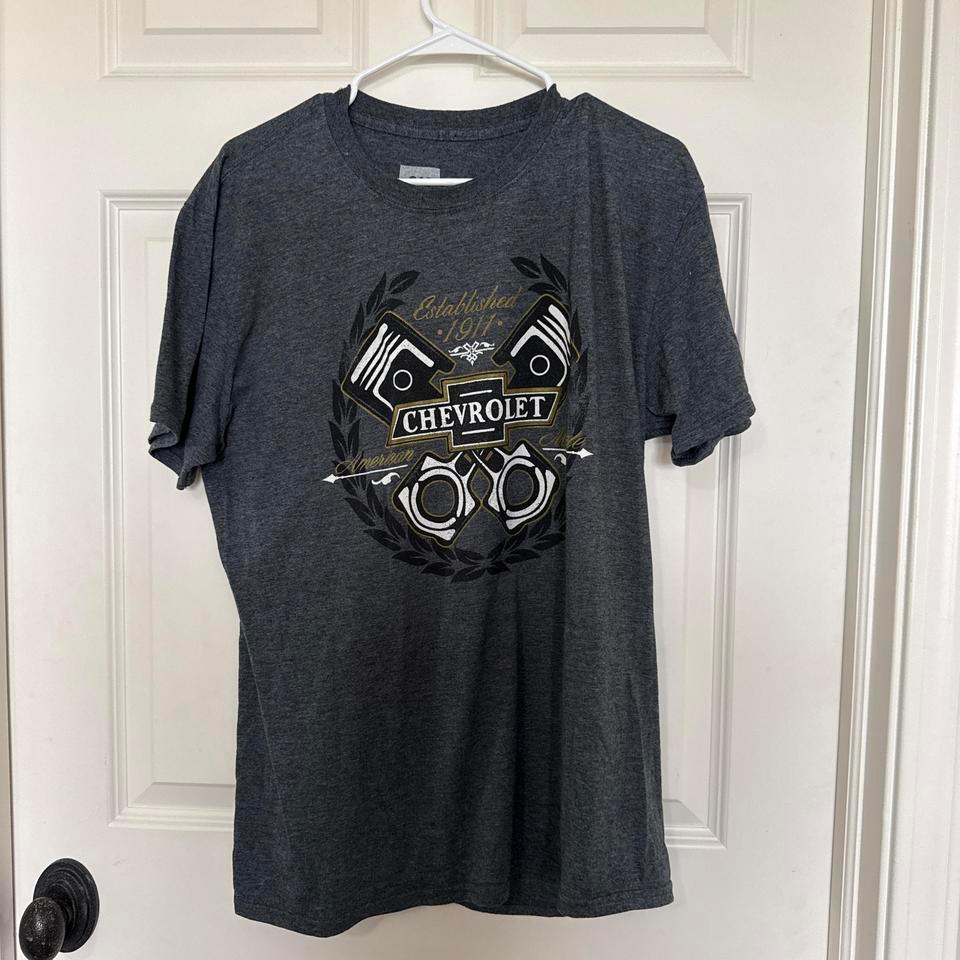 Chevrolet Black Cotton T Shirt Chevy D765