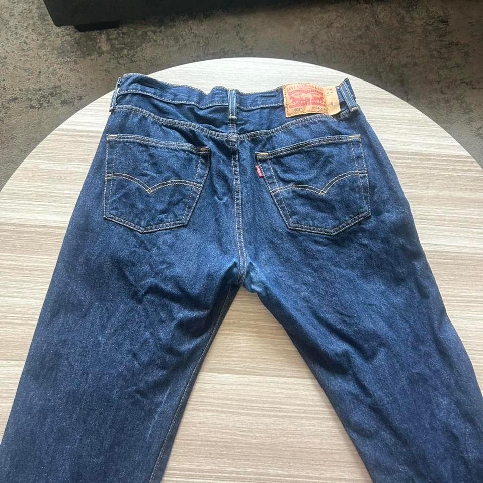 Levis 501 Dark Blue Jeans 940c 3