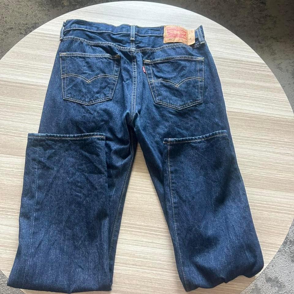 Levis 501 Dark Blue Jeans 940c 5