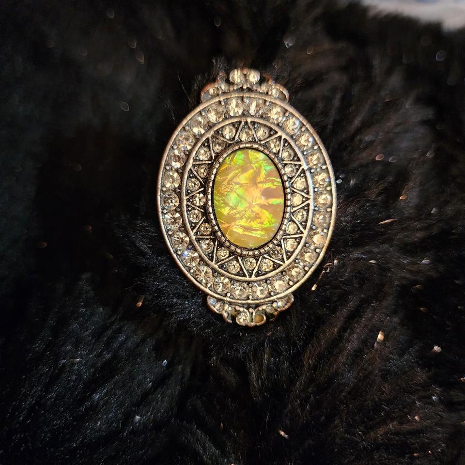 Vintage Fire Opal Style Stretch Cocktail