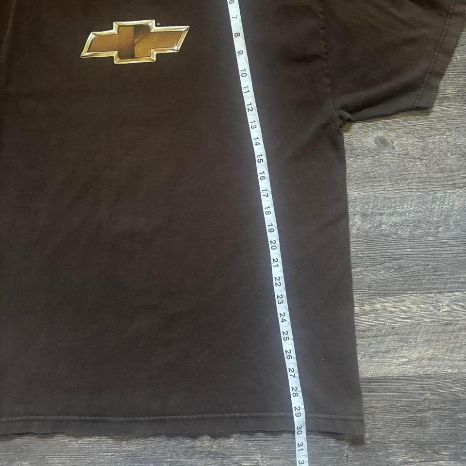 Mens Vintage Brown Chevy T D674 5