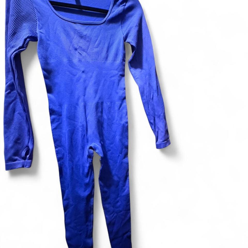 Blue Long Sleeve Bodysuit Size Afd8