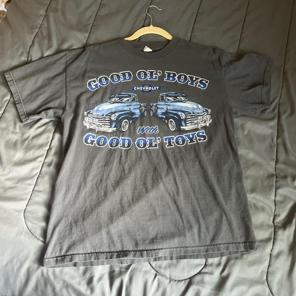 Grey Vintage 90s Chevy Tee Bb21