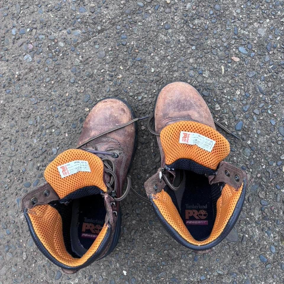 Timberland Pro Brown Leather Lace 2672 6