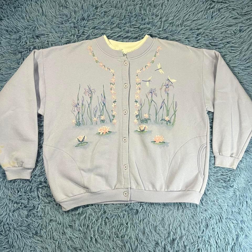 Artisans Pond Floral Dragonfly Vintage 7366