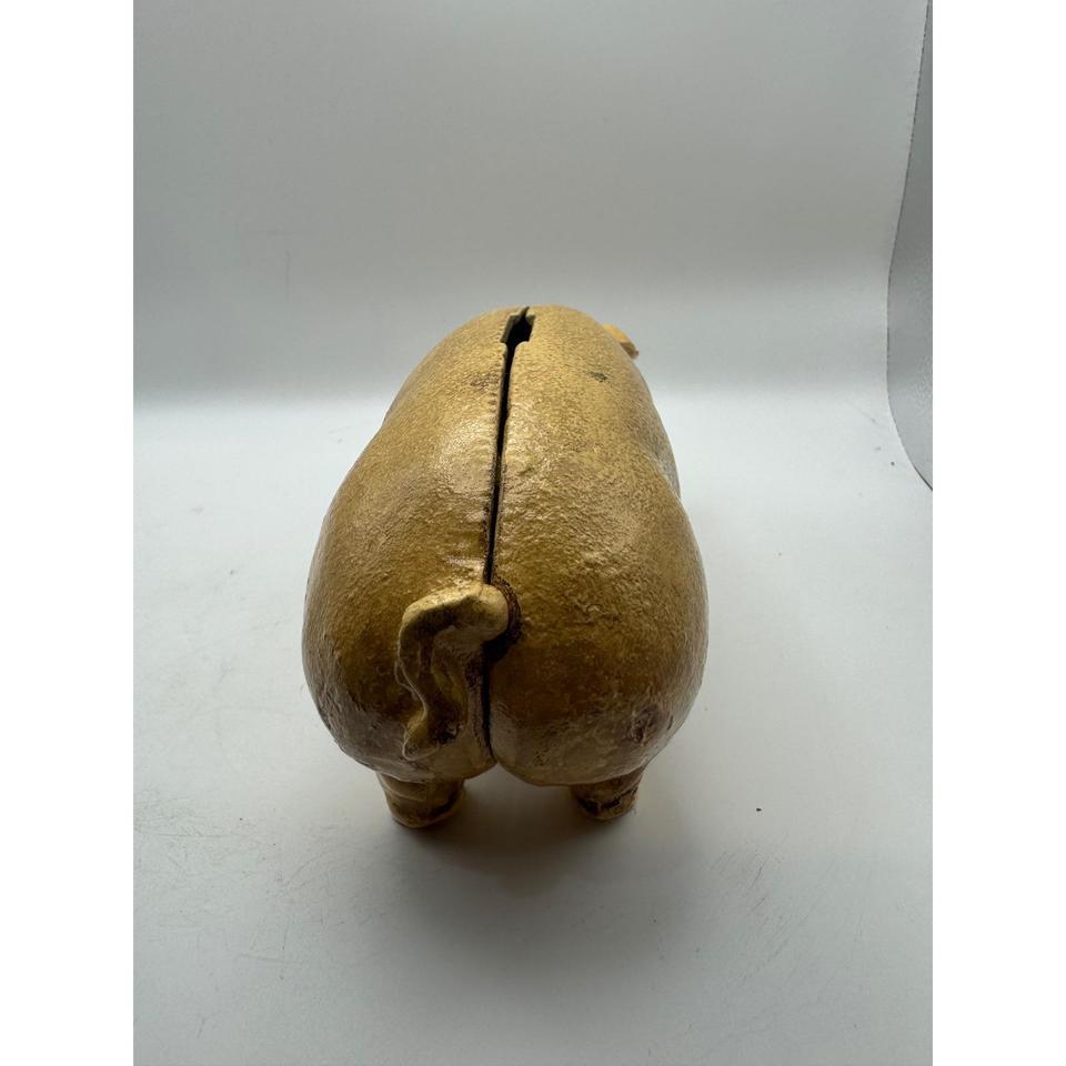 Cast Iron Piggy Bank Coin 6