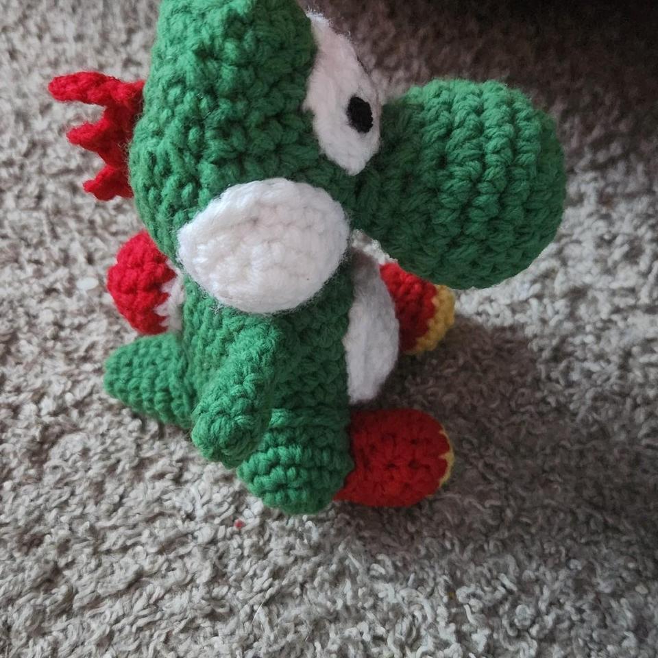 Handmade Crocheted Yoshi Plush Toy 3e65 4