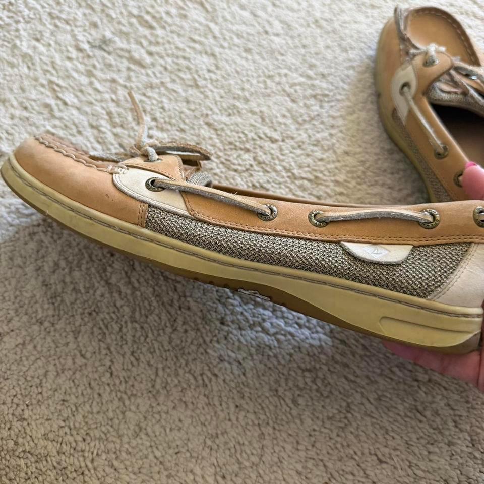 Sperry Tan Boat Shoes Size C9ce 2