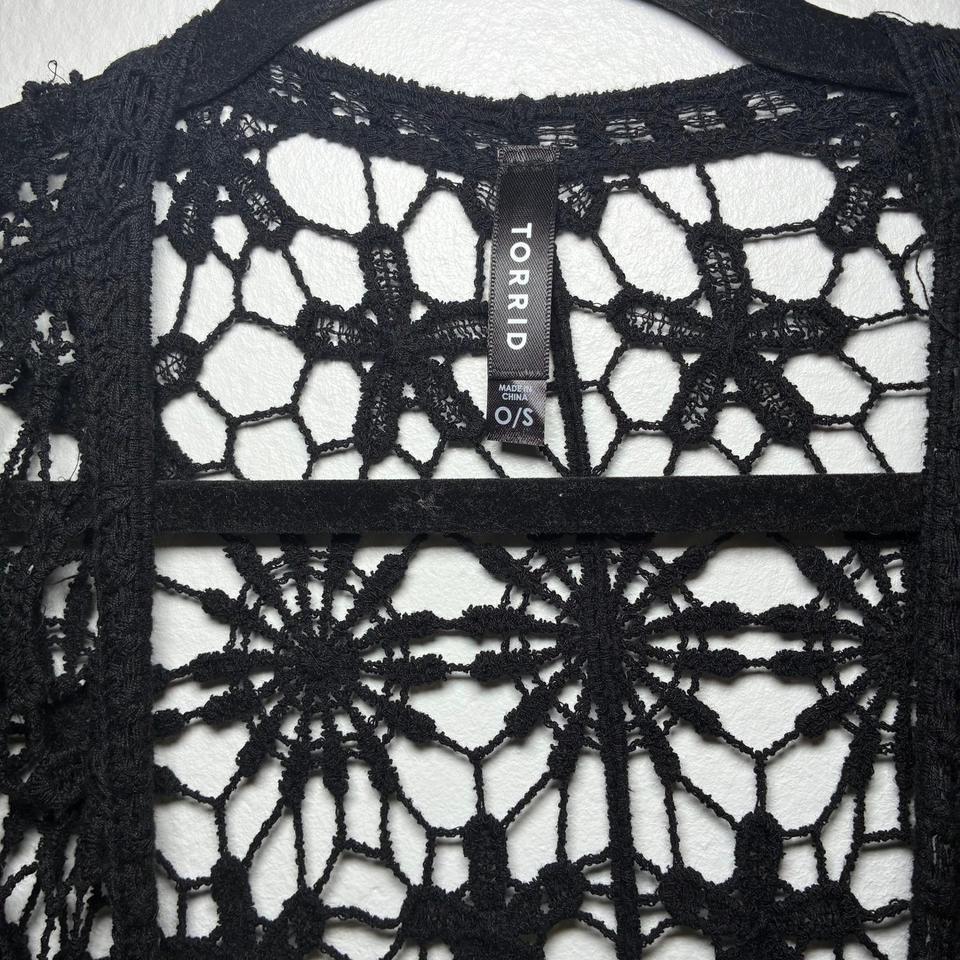 Torrid Crochet Kimono Wrap Beach 73f3 4