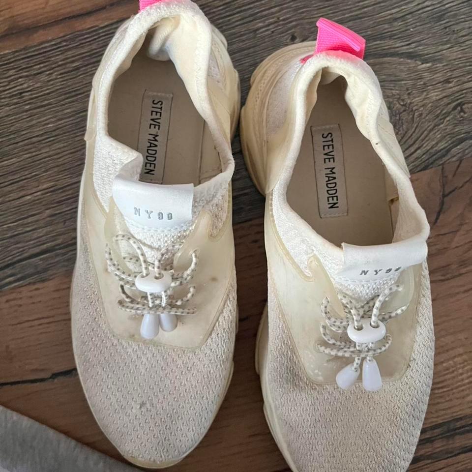 Steve Madden White And Pink 2a65 2