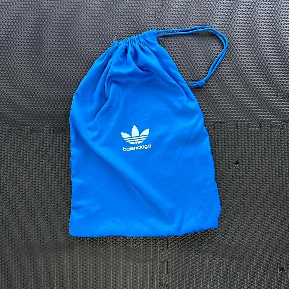 Blue Balenciaga Adidas Drawstring Bag