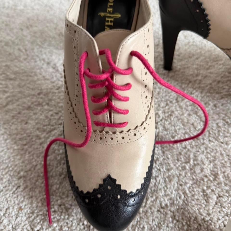 Cole Haan Cream And Black 92aa 2