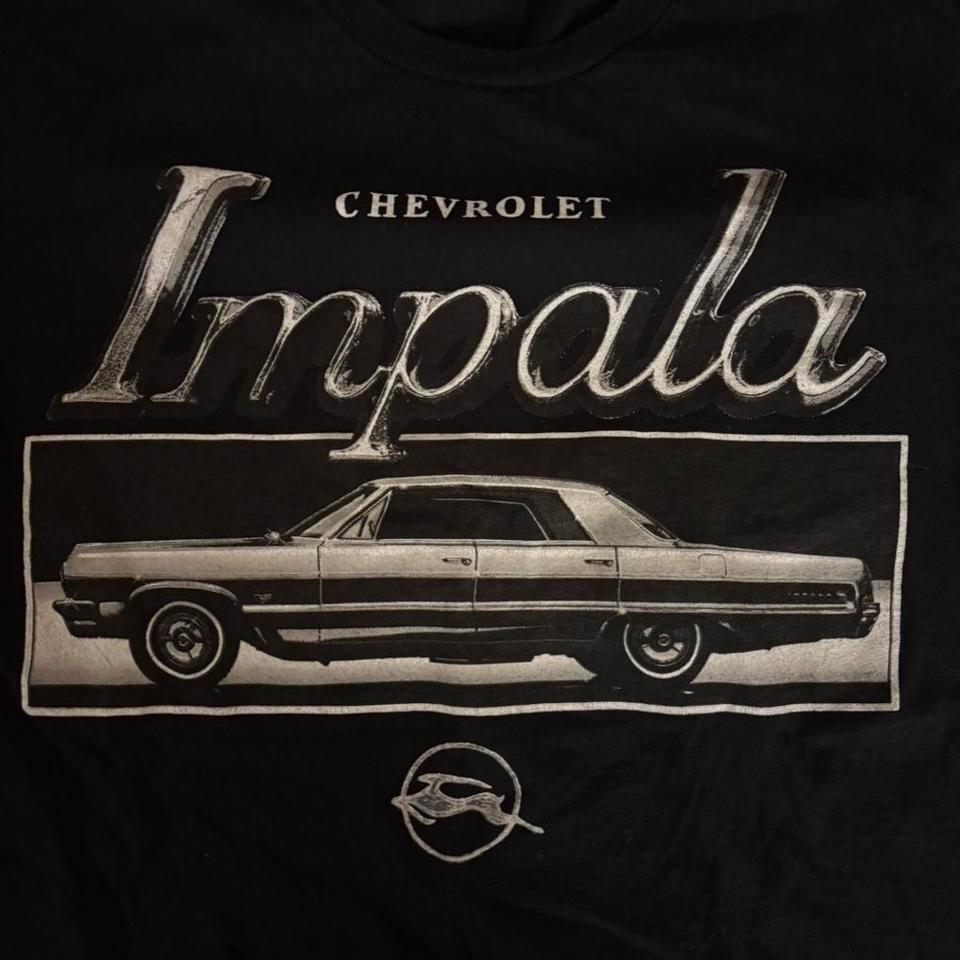 Chevrolet Impala T Shirt Black Size 2