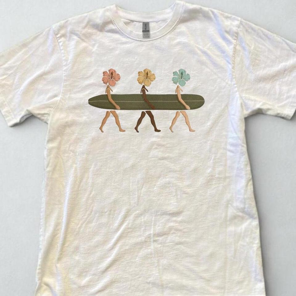 White Graphic T Shirt With A A790