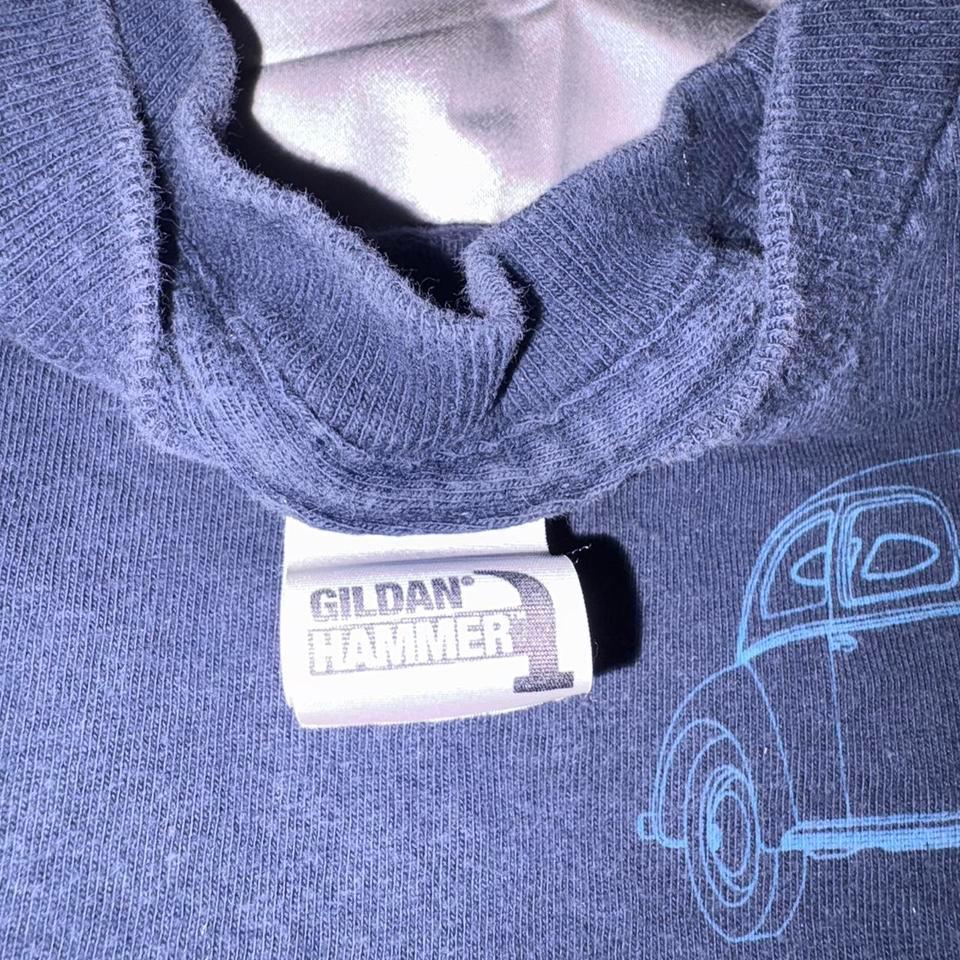Navy Blue Volkswagen Beetle Shirt 3