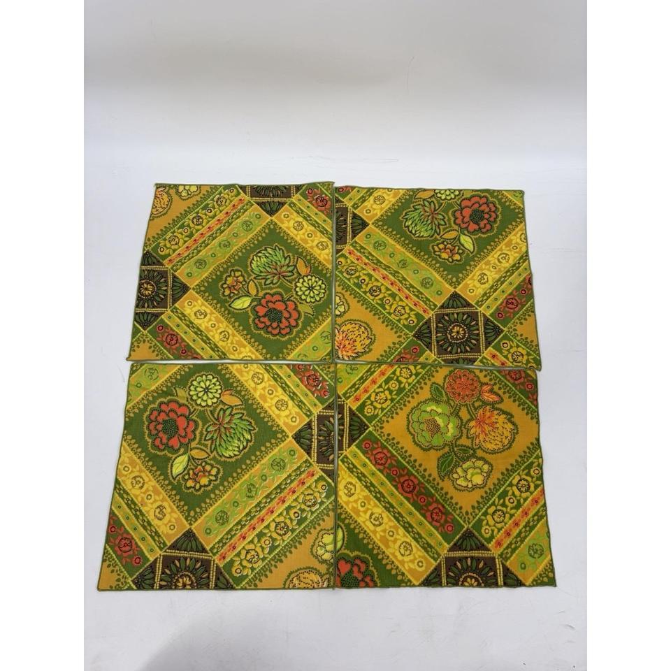 Vintage Floral Napkins Set 4 5d04