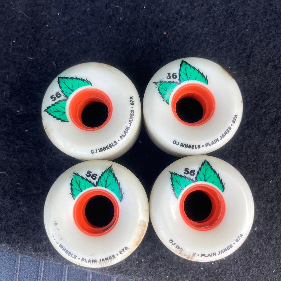 Oj Wheels 56mm 87a White A984