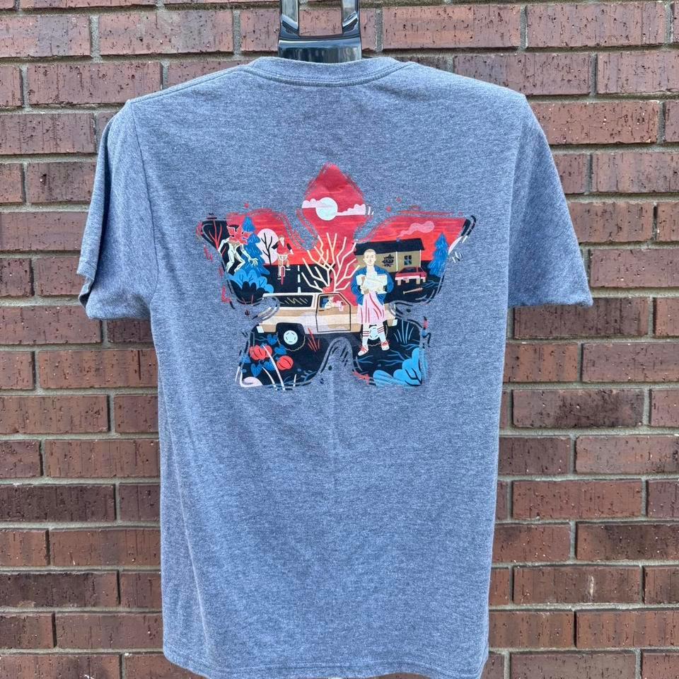 Stranger Things Grey Cotton T Shirt 217c