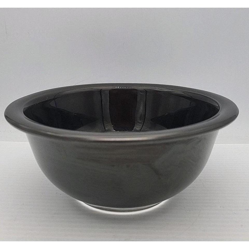 Vintage Pyrex Black Glass Clear Cf91