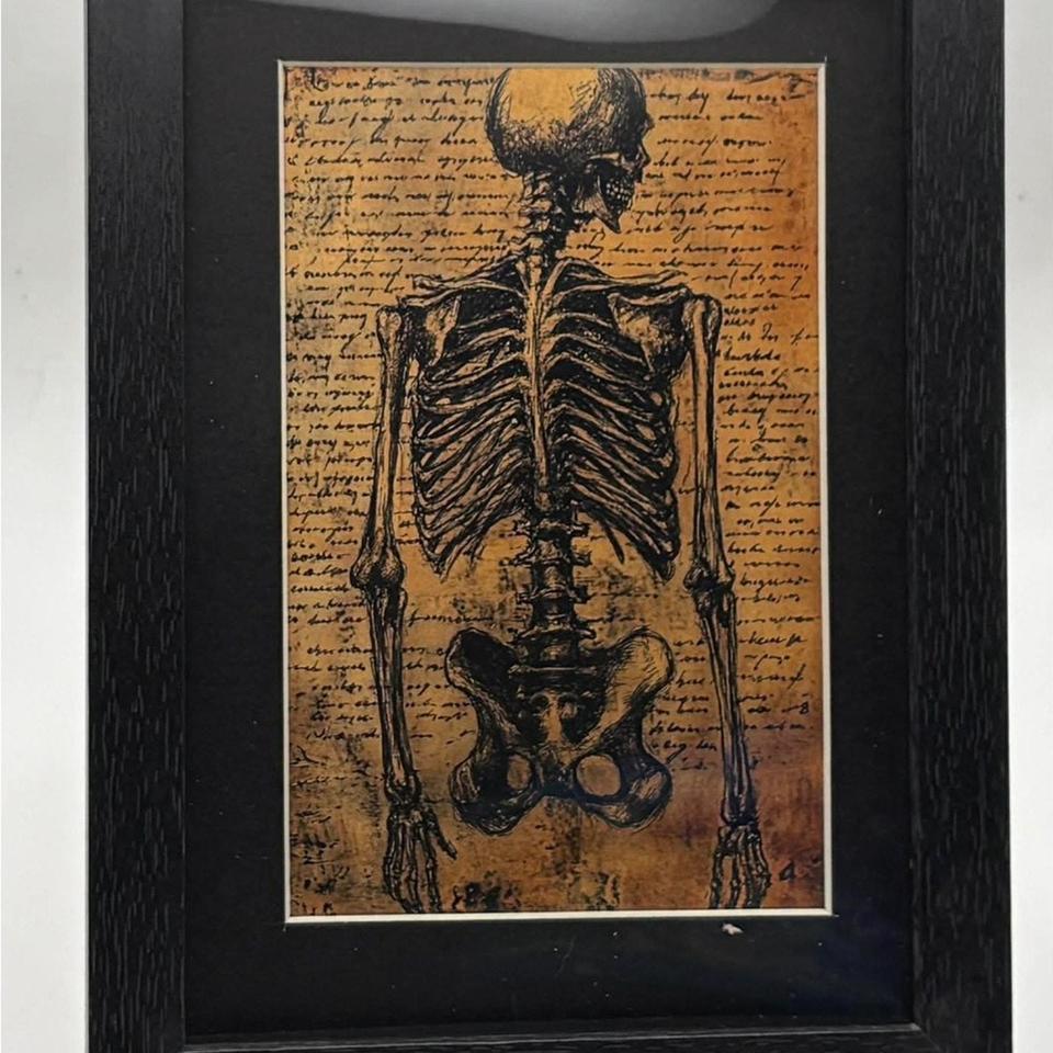 Moody Vintage Style Anatomical Art Print 853d