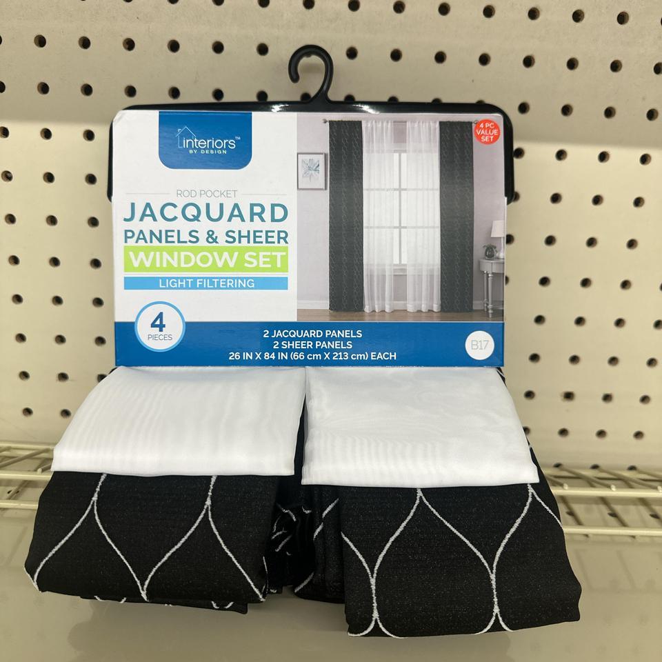 Jacquard Rod Pocket Panels C1d6