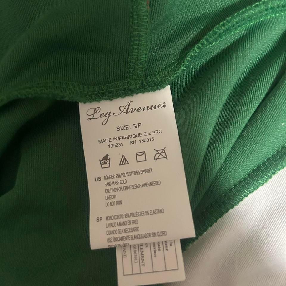 Leg Avenue Green And White 6