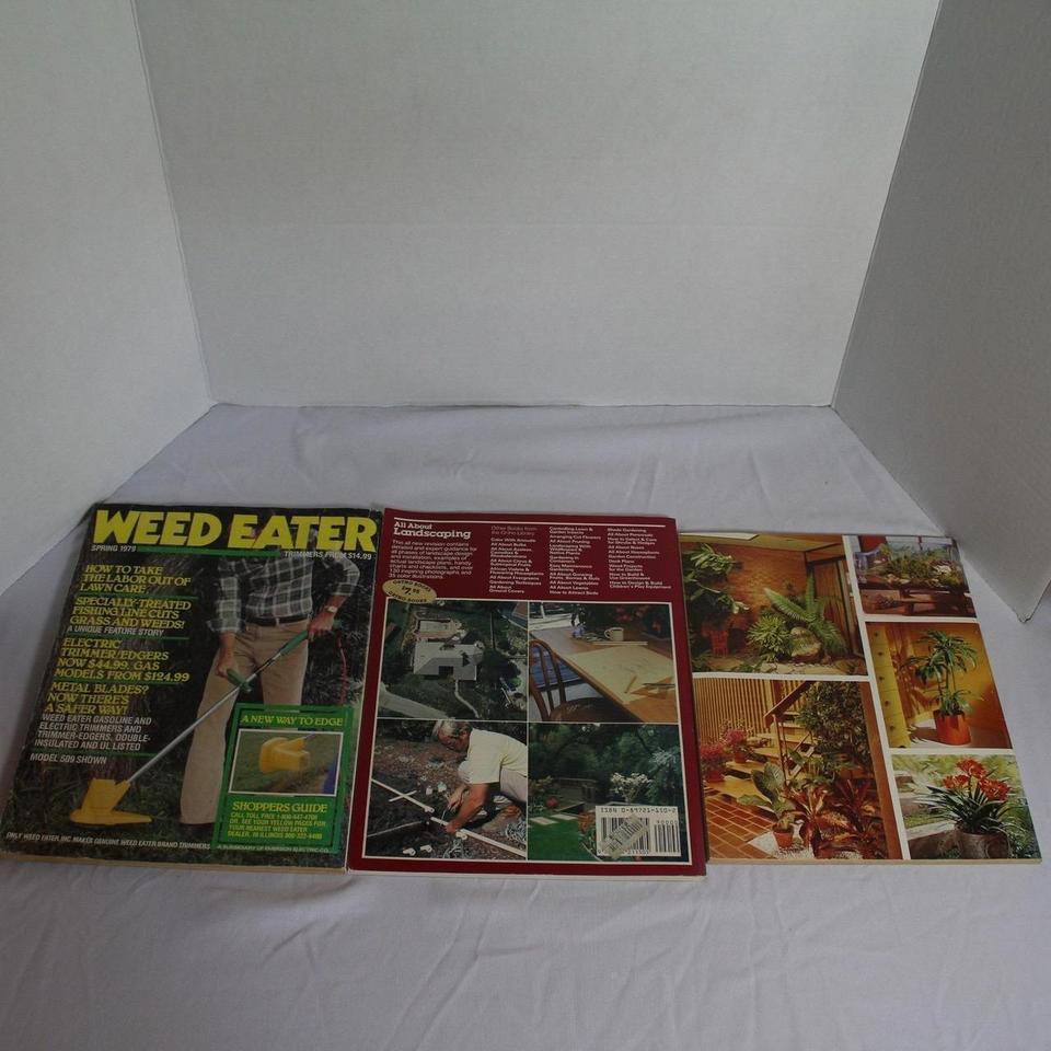 Gardening Books Lot Vintage Landscaping 850f 2