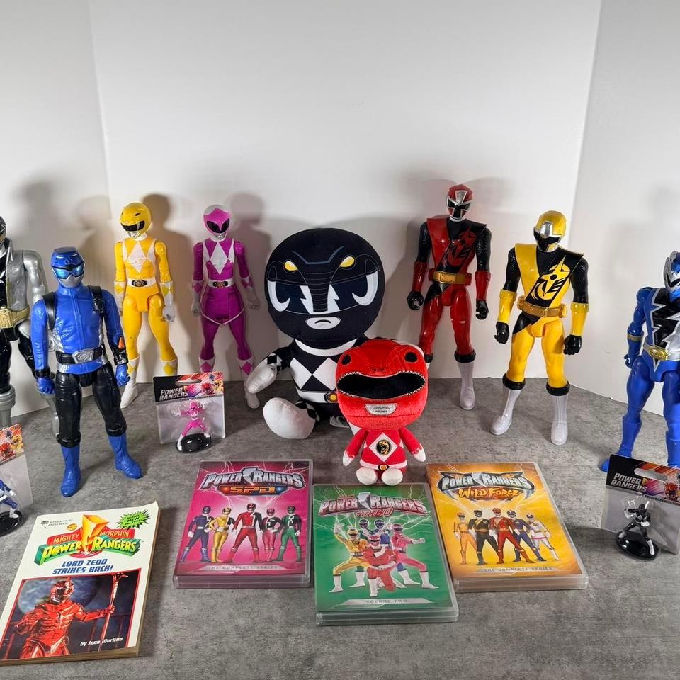 Power Rangers Toy Collection Including 862d