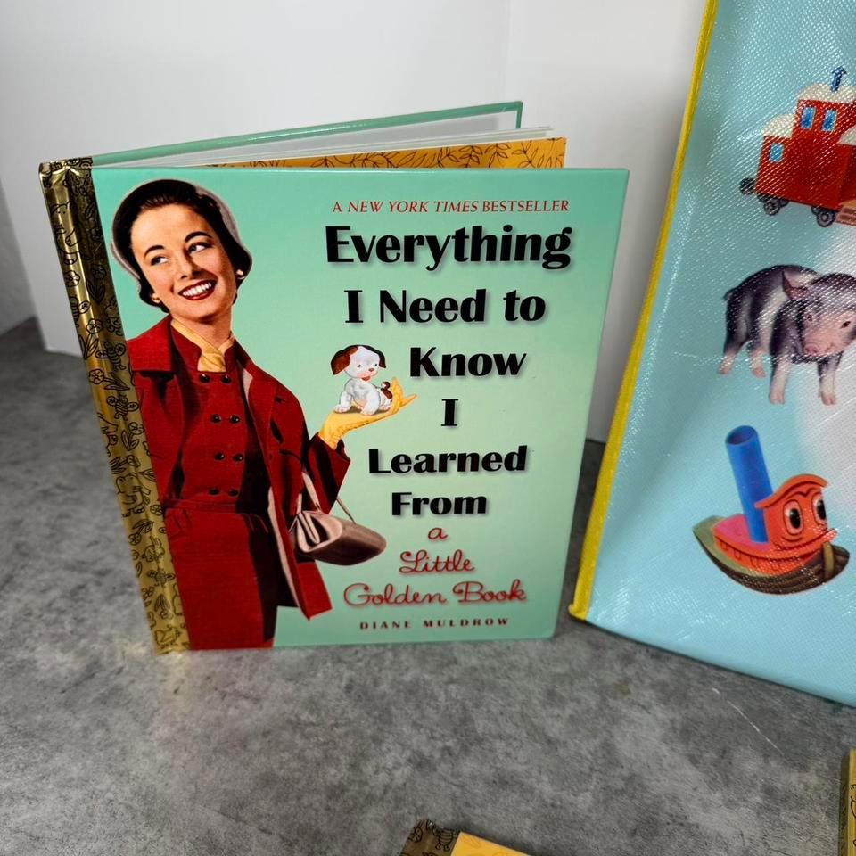 Golden Books Tote Bag And 3bab 4