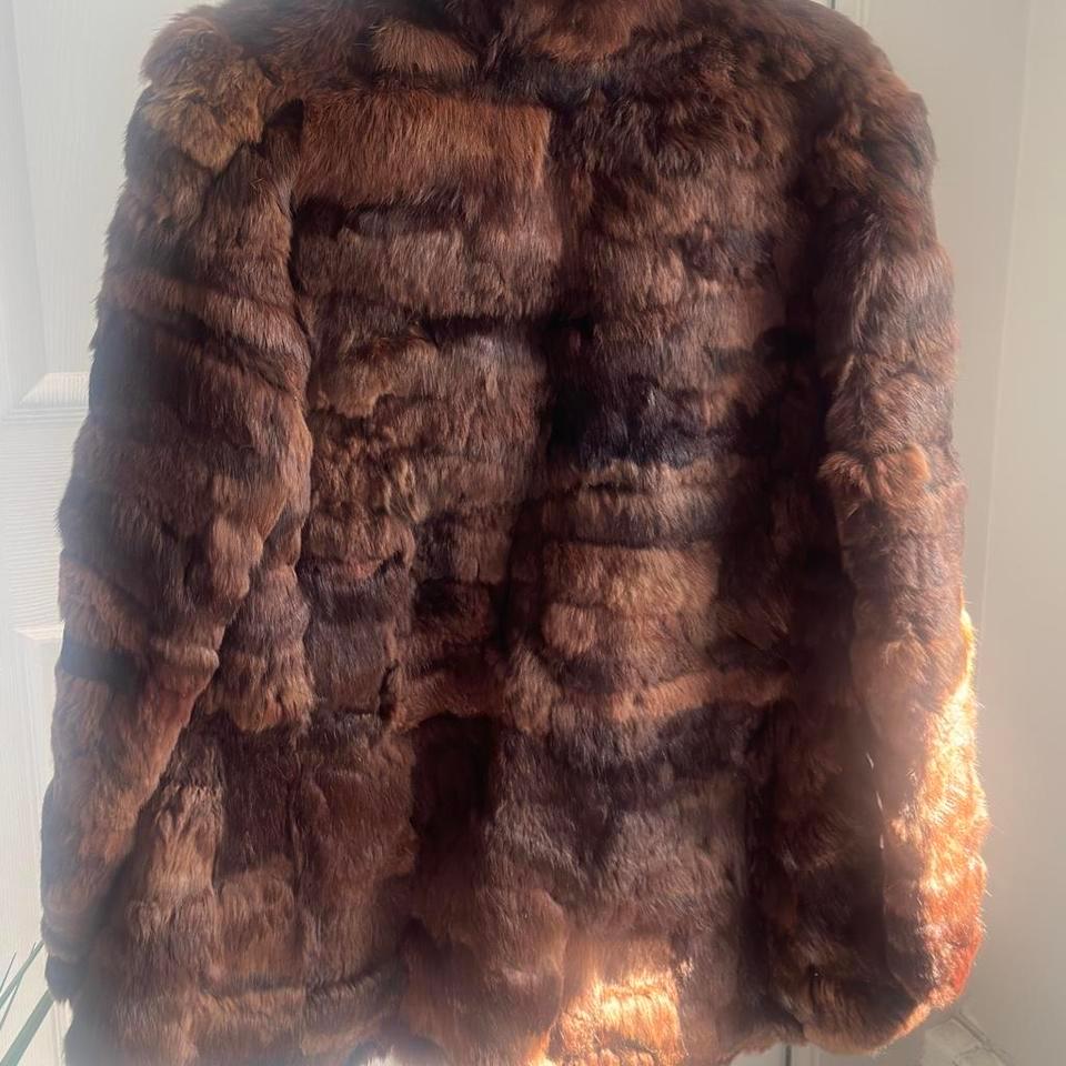 Brown Real Fur Coat With 1656 3