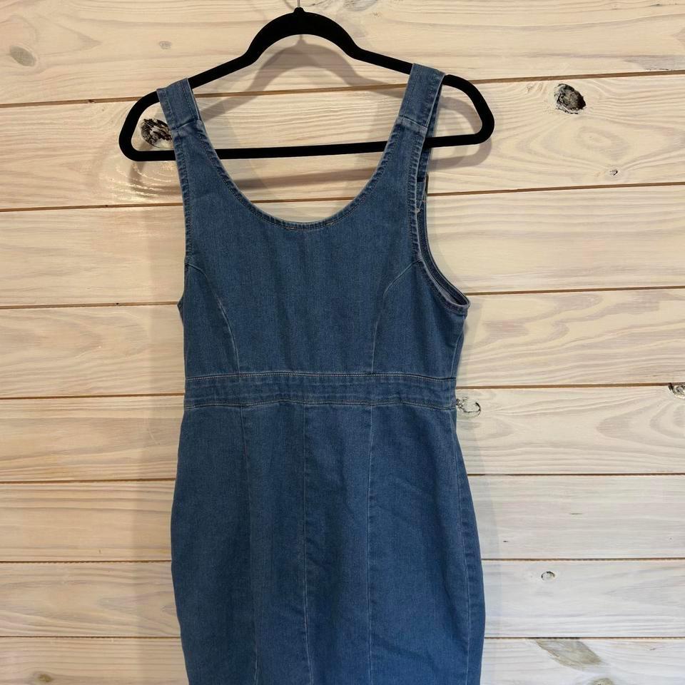Haute Monde Denim Dress Featuring 4