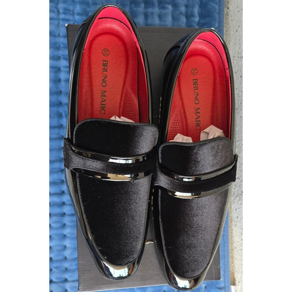 Bruno Marc Mens Black Patent F2c3 2